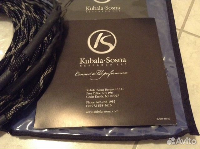 Kubala-Sosna anticipation, акустический кабель 3 м объявление продам