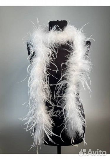 Боа из перьев страуса