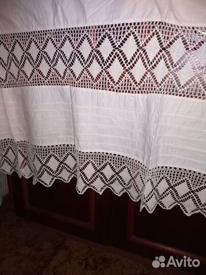 Подзор старинный с прошвой