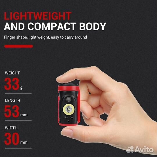 Налобный фонарь daining M10 с сенсорным включением