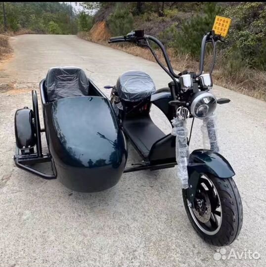 Электроскутер электробайк с люлькой мопед