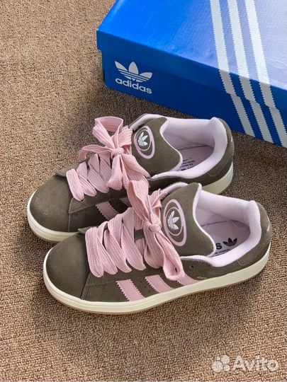 Кроссовки adidas campus 00s коричневые