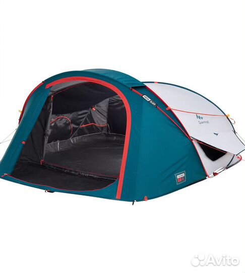 Палатка quechua 2 seconds 3 XL fresh black