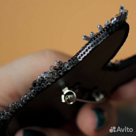 Брошь портрет кошки мейн-кун на заказ