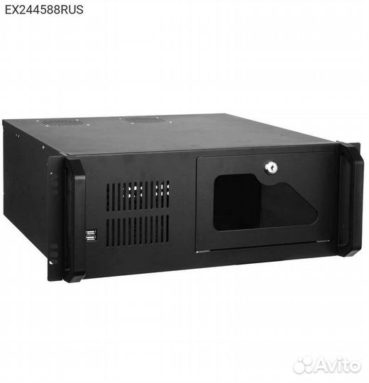 Корпус Exegate Pro 4U4020S Rack 500Вт чёрный 4U, E