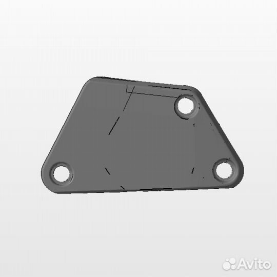 Накладка на правую крышку двигателя Yamaha YZF-R6