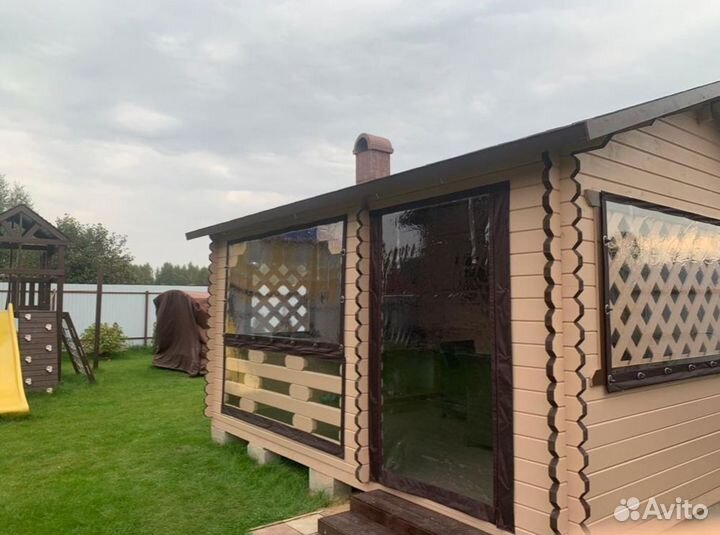 Мягкие окна для беседки