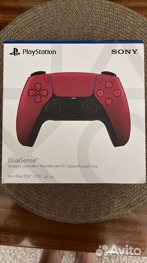 Джойстик ps5 Dualsense red красный