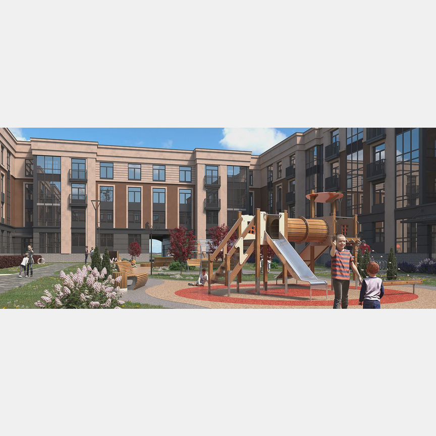 1-к. квартира, 39,4 м², 2/4 эт.