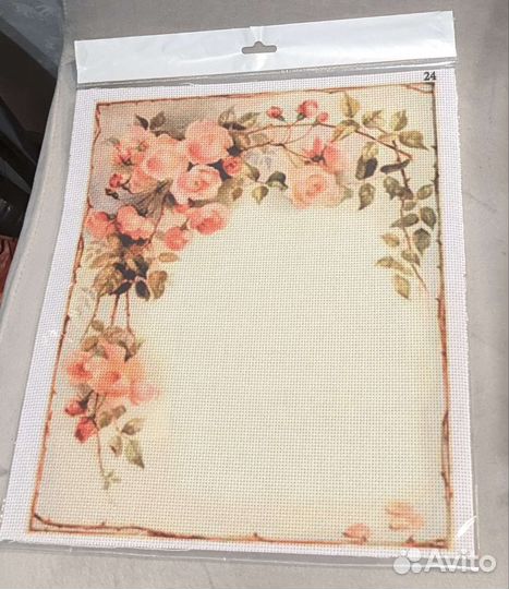 Канва для вышивания с нанесенным рисунком