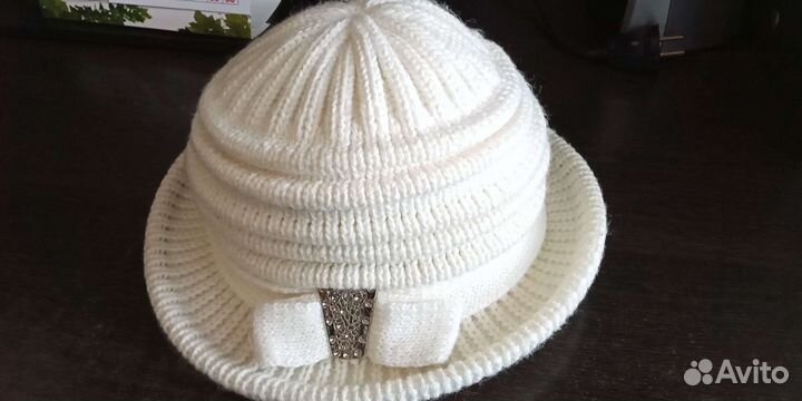 Шляпка женская с шарфом