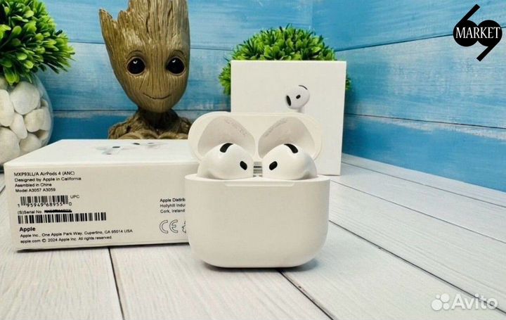 AirPods 4 с шумоподавлением