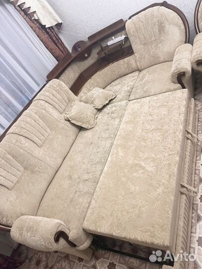 Угловой диван с креслом