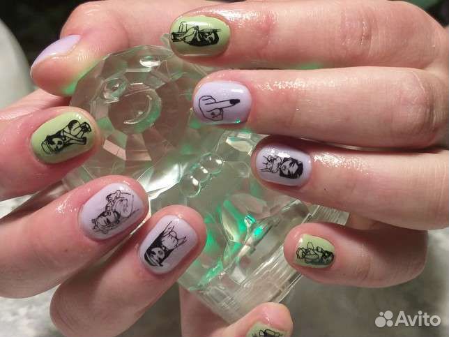 Маникюр с покрытием гель-лаком