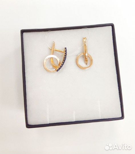 Золотые серьги (арт:91192),сп29 новые