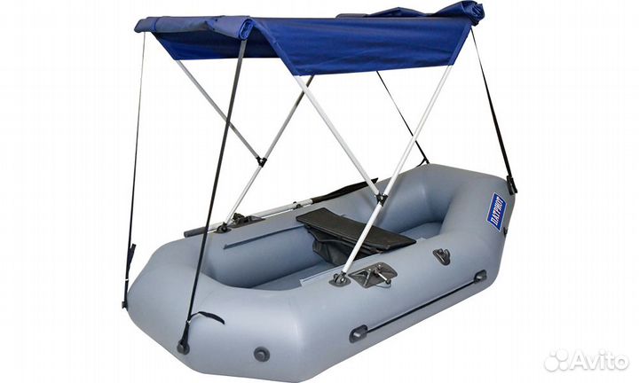 Тент на лодку 220-260 мостик №1.4 олива