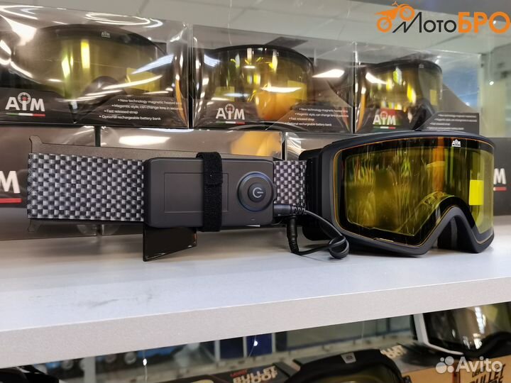 Очки снегоходные с магнитной линзой и подогревом A