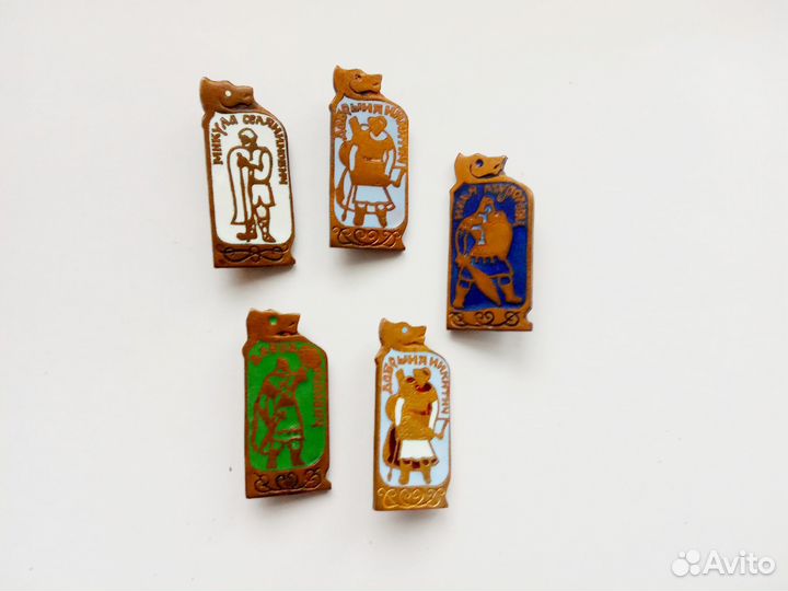 Значки СССР Богатыри