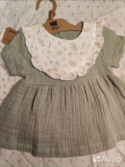 Платье для девочки WoWo kids со штанишками 68-86