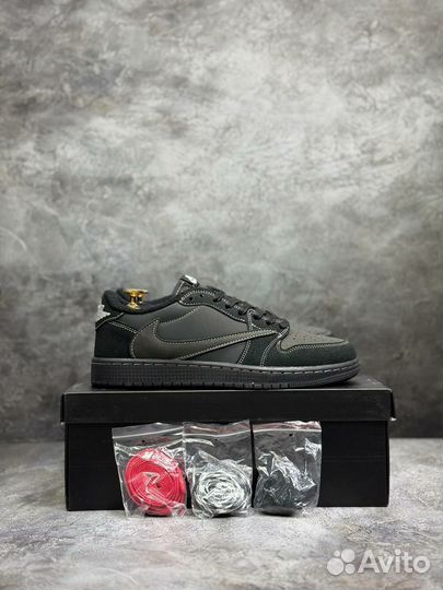 Кроссовки мужские nike jordan travis scott (41-45)