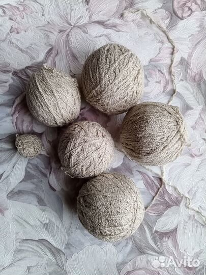 Пряжа нитки для вязания бу