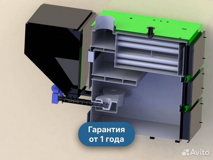 Пеллетный котел вскз дуо 800