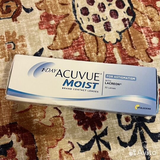 Линзы контактные Acuvue Moist астигматизм 48 штук