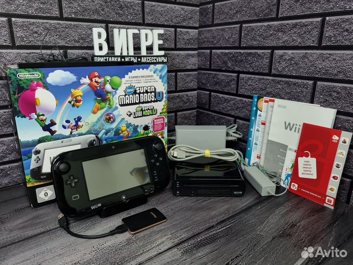 Прошитый Nintendo Wii U SSD 256Gb Tiramisu