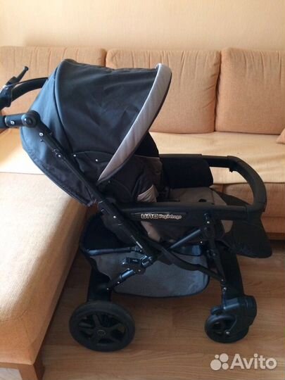 Кoляcкa-тpaнcфopмep лёгкая с перекидной ручкой Peg