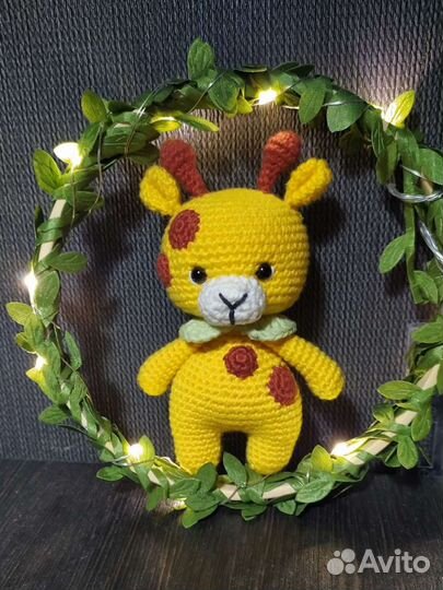 Жираф игрушка амигуруми