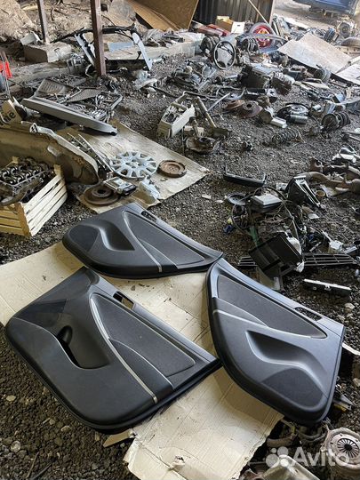 Дверные карты,Обшивки двери Hyundai Solaris