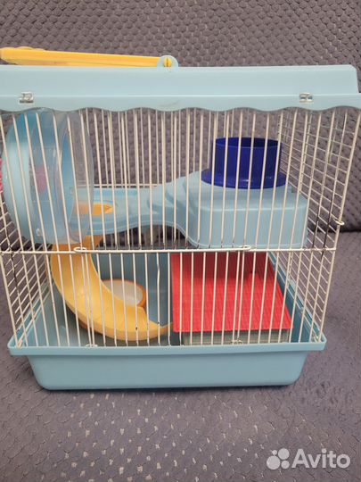Клетка для хомячков-джунгариков (полный комплект)
