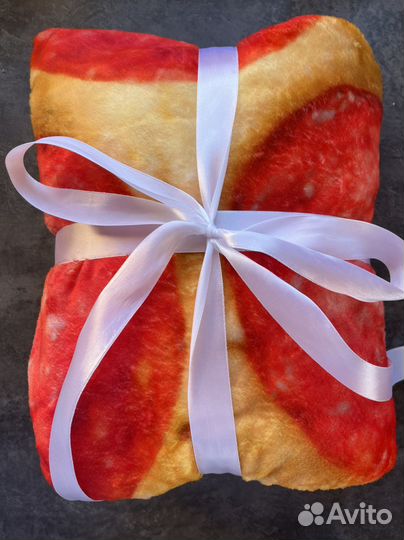 Плед пицца новый 180’180