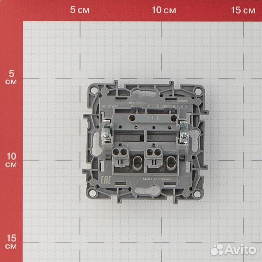 Выключатель Legrand Etika 672602 двухклавишный скрытая установка антрацит