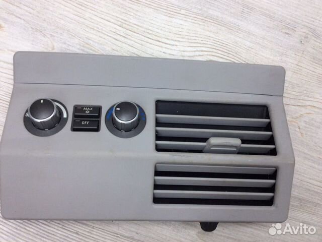 Блок управления климатической установкой задний