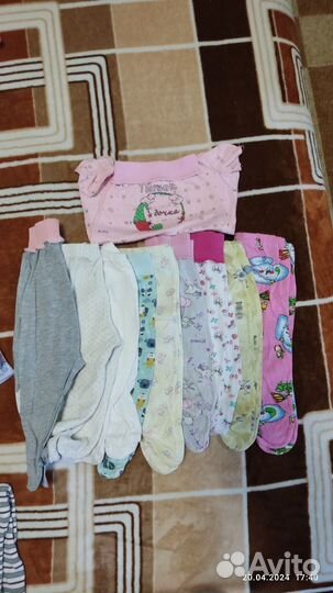 Вещи б/у на новорожденного