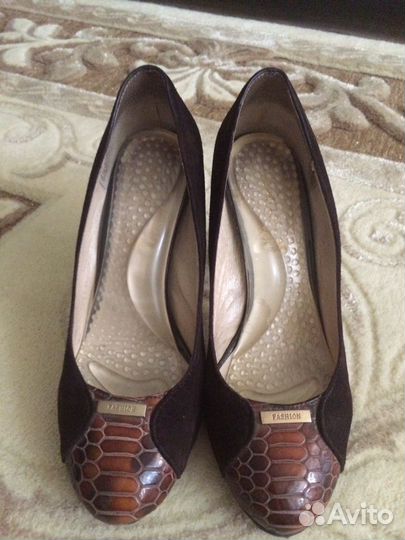 Туфли кожаные