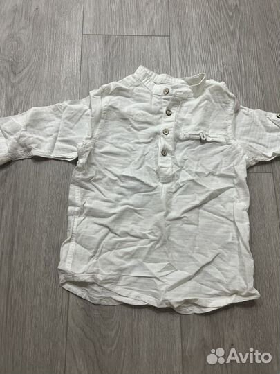 Рубашка и джинсы для мальчика 104