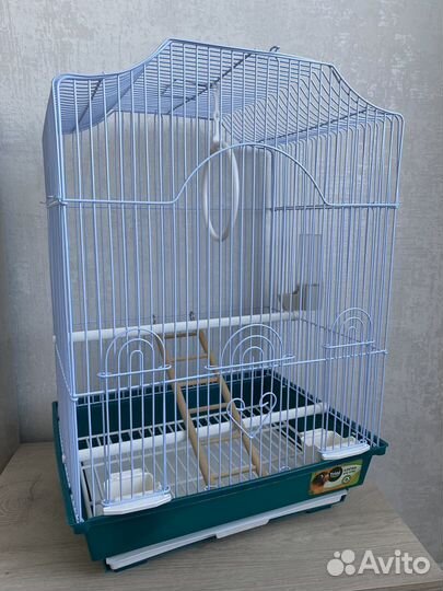 Клетка для попугая Triol, эмаль, 34,5*28*49,5 см