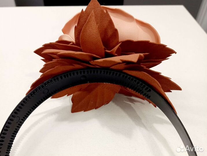 Ободок с розой