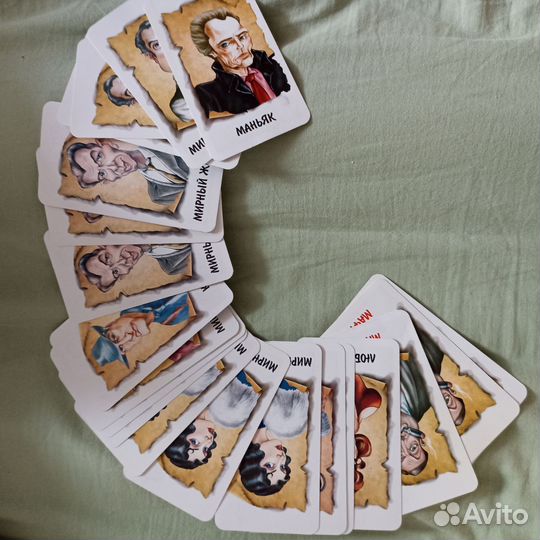 Настольная игра мафия с масками