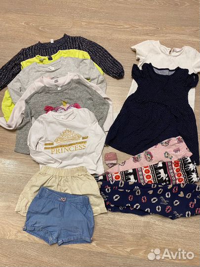 Пакет одежды для девочки 110