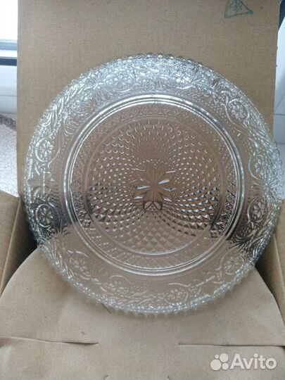 Набор тарелок стекло