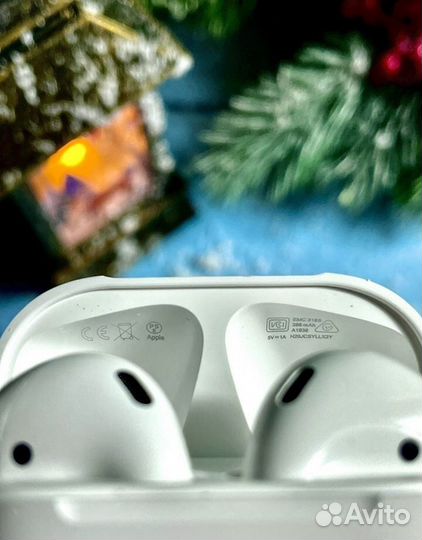 AirPods 2 Premium+ 2024 Чехол + Гарантия