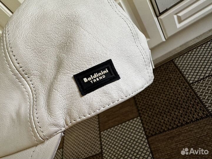 Кожаная кепка бейсболка Baldinini