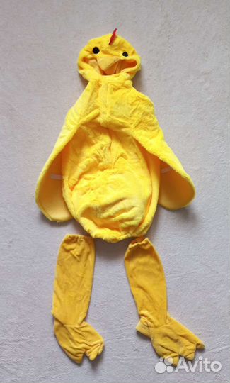 Костюм цыпленка 4-6 лет, 14-116 см, Новый