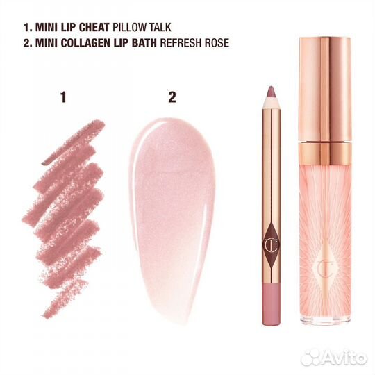 Набор для губ Charlotte Tilbury Glossy Fresh Pink