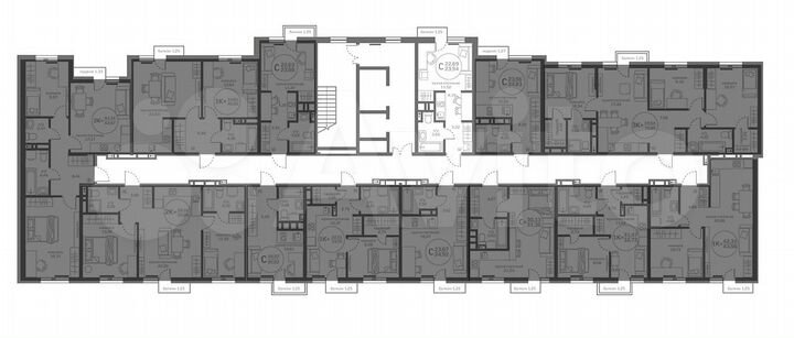 Квартира-студия, 22,7 м², 16/17 эт.