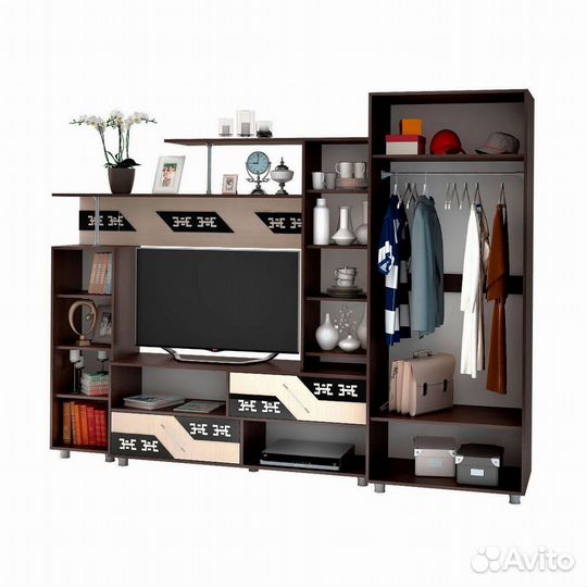 Верона гостиная шимо темный и шимо светлый