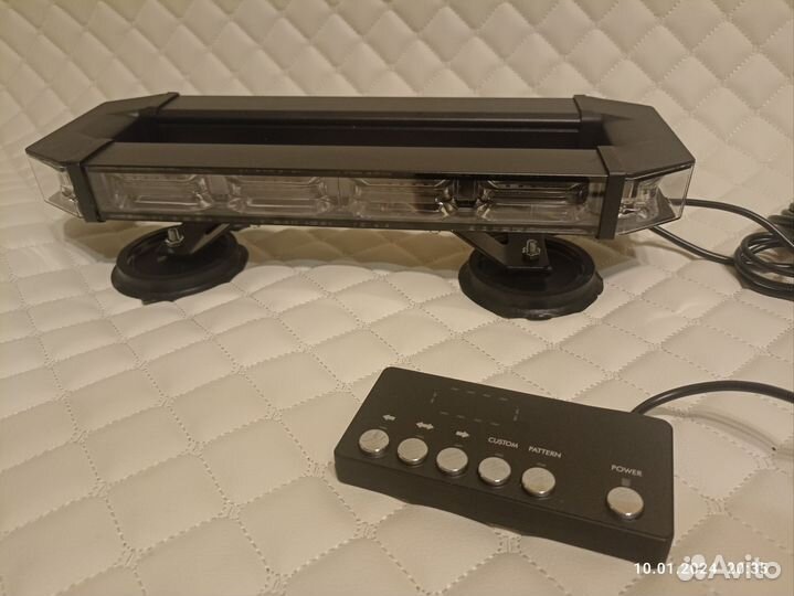 Мигалка желтая светодиодная 12-24V